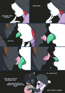 Rating: Questionable Score: 0 Tags: anthro black_hair canid canine clothing comic duo e621 english_text felid female female/female fox green_tongue hair hybrid leopard mammal markings one_ear_up pantherine panties petite-symphony spots symphony_(petite-symphony) text tongue underwear yuuri_(character) User: bunchy7s