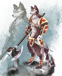 Rating: Safe Score: 0 Tags: 4_toes abs anthro armor barefoot biped brown_body brown_fur canid canine canis claw_(weapon) claws e621 feet fur halberd holding_object holding_weapon male mammal melee_weapon pauldron pk25mn25 polearm solo standing tail toes unconvincing_armor weapon wolf yellow_eyes zoom_layer User: bunchy7s