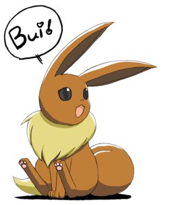 Rating: Safe Score: 0 Tags: ambiguous_gender ambiguous_text brown_body brown_fur canid canine e621 eevee feet feral fur generation_1_pokemon heart_symbol hindpaw mammal nintendo open_mouth paws pokemon pokemon_(species) pokemon_speak simple_background sitting solo speech_bubble tail text white_background ちゃき User: bunchy7s