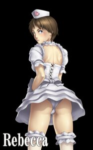 Rating: Questionable Score: 0 Tags: alternate_costume ass back blue_eyes brown_hair character_name corset deep_rising female female_only frills from_behind gothic_lolita hat human lolita_fashion nurse nurse_cap panties rebecca_chambers resident_evil resident_evil_0 resident_evil_the_mercenaries_3d rule34 short_hair simple_background solo thighhighs underwear white_panties User: bunchy7s Rating: Questionable Score: 0 Tags: alternate_costume ass back blue_eyes brown_hair character_name corset deep_rising female female_only frills from_behind gothic_lolita hat human lolita_fashion nurse nurse_cap panties rebecca_chambers resident_evil resident_evil_0 resident_evil_the_mercenaries_3d rule34 short_hair simple_background solo thighhighs underwear white_panties User: bunchy7s