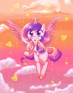 Rating: Safe Score: 0 Tags: cloud e621 equid equine feathered_wings feathers female feral flying friendship_is_magic hair hasbro heart_symbol horn letter mammal mouth_hold multicolored_hair my_little_pony mythological_creature mythological_equine mythology outside pink_body pink_feathers princess_cadance_(mlp) purple_eyes resentfuljoy sky solo tail unknown_artist winged_unicorn wings young young_feral User: bunchy7s