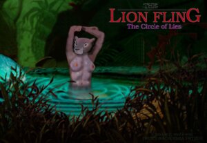 Rating: Questionable Score: 0 Tags: anthro anthrofied arms_above_head breasts disney e621 english_text felid female front_view fur half_submerged lion looking_at_viewer mammal nala_(the_lion_king) nipples nude on_model pantherine partially_submerged smile solo tan_body tan_fur text the_lion_fling the_lion_king unknown_artist water User: bunchy7s