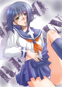 Rating: Explicit Score: 0 Tags: ayano_naoto blue_legwear bob_cut busou_renkin clothing female kneehighs panties pantyshot rule34 skirt socks solo tsumura_tokiko underwear white_panties User: bunchy7s