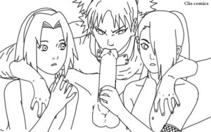 Rating: Explicit Score: 0 Tags: clis clis_comics female human ino_yamanaka male monochrome naruto naruto_(series) rule34 sakura_haruno straight temari User: bunchy7s