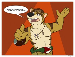 Rating: Safe Score: 0 Tags: 2010 anthro black_eyes black_nose border brown_hair clothed clothing e621 ear_piercing hair herpestid male mammal marymouse mongoose n'duk piercing solo teeth topless white_border User: bunchy7s