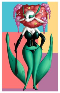 Rating: Questionable Score: 0 Tags: anthro anthrofied big_breasts biped border breasts cleavage clothed clothing corset crovirus dominatrix e621 ear_piercing eyelashes female florges footwear generation_6_pokemon hi_res high_heels leather lingerie markings mole_(marking) navel nintendo piercing plant pokemon pokemon_(species) pokemorph pumps red_flower_florges shoes skimpy solo thong topwear underwear whip white_border wide_hips User: bunchy7s