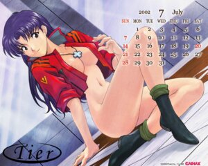 Rating: Explicit Score: 0 Tags: 2002 bottomless breasts calendar_(medium) clothing female hamaya_shin'ichi medium_breasts misato_katsuragi neon_genesis_evangelion purple_hair rule34 tier_(artist) User: bunchy7s