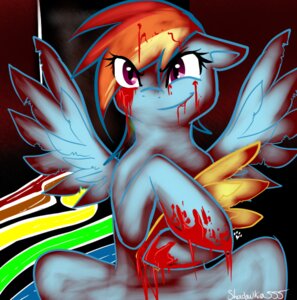 Rating: Questionable Score: 0 Tags: blood blue_body blue_feathers blue_fur bodily_fluids e621 equid equine feathered_wings feathers female feral friendship_is_magic fur gore hair hasbro mammal multicolored_hair my_little_pony mythological_creature mythological_equine mythology orange_body orange_feathers pegasus rainbow_dash_(mlp) rainbow_factory_(mlp_fanfic) rainbow_hair scootaloo_(mlp) shadowkira555 smile solo wings User: bunchy7s Rating: Questionable Score: 0 Tags: blood blue_body blue_feathers blue_fur bodily_fluids e621 equid equine feathered_wings feathers female feral friendship_is_magic fur gore hair hasbro mammal multicolored_hair my_little_pony mythological_creature mythological_equine mythology orange_body orange_feathers pegasus rainbow_dash_(mlp) rainbow_factory_(mlp_fanfic) rainbow_hair scootaloo_(mlp) shadowkira555 smile solo wings User: bunchy7s
