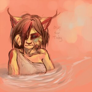 Rating: Safe Score: 0 Tags: 1:1 anthro bare_shoulders brown_hair clothed clothing digital_media_(artwork) digital_painting_(artwork) e621 english_text felid feline female grumpy hair hair_over_eye lynx mammal mitsene one_eye_obstructed painting_(artwork) partially_submerged solo text tired water wet User: bunchy7s Rating: Safe Score: 0 Tags: 1:1 anthro bare_shoulders brown_hair clothed clothing digital_media_(artwork) digital_painting_(artwork) e621 english_text felid feline female grumpy hair hair_over_eye lynx mammal mitsene one_eye_obstructed painting_(artwork) partially_submerged solo text tired water wet User: bunchy7s
