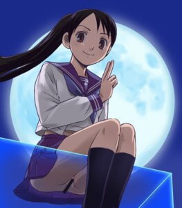 Rating: Explicit Score: 0 Tags: against_glass ass_on_glass bar_censor black_hair bottomless brown_eyes censored color female haruyama human kekkaishi long_hair moon night no_panties partially_clothed ponytail pussy pussy_on_glass rule34 school_uniform sitting skirt smile solo tied_hair yukimura_tokine User: bunchy7s