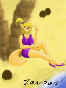 Rating: Safe Score: 0 Tags: 3:4 anthro beach blonde_hair breasts detailed_background e621 female hair high-angle_view outside plant sand seaside solo tail tree unknown_artist water zender User: bunchy7s