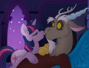 Rating: Safe Score: 0 Tags: 2012 antlers blue_body blue_feathers blush chimera cutie_mark discord_(mlp) draconequus dragonroll duo e621 equid equine eyes_closed fangs feathered_wings feathers female feral friendship_is_magic fur hair hasbro horn imminent_kiss love male mammal missmuddypaws multicolored_hair my_little_pony mythological_creature mythological_equine mythology purple_body purple_fur purple_hair red_eyes seductive signature star tail teeth twilight_sparkle_(mlp) two_tone_hair unicorn window wings User: bunchy7s