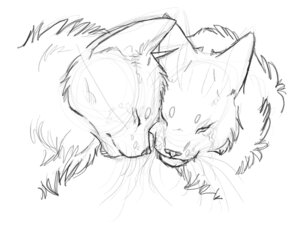 Rating: Safe Score: 0 Tags: ambiguous_gender black_and_white bust_portrait cuddling darkstripe4ever digital_drawing_(artwork) digital_media_(artwork) domestic_cat duo e621 felid feline felis feral love mammal monochrome portrait simple_background sketch unfinished warriors_(book_series) white_background User: bunchy7s