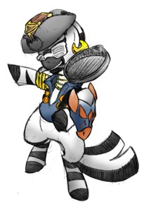 Rating: Safe Score: 0 Tags: anthro clothing cookware crossover demoman_(team_fortress_2) demopan_(team_fortress_2) e621 ear_piercing elosande equid equine eyewear female friendship_is_magic frying_pan hasbro hat headgear headwear jewelry kitchen_utensils mammal mask my_little_pony piercing shield simple_background solo stripes sunglasses tail team_fortress_2 tools valve valve_corporation white_background zebra zecora_(mlp) User: bunchy7s