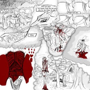 Rating: Explicit Score: 0 Tags: 1:1 2010 angry argument bite black_and_white_and_red blood bodily_fluids breasts chimera claws comic digital_drawing_(artwork) digital_media_(artwork) disembowelment dragon duo_focus e621 english_text erection female genitals gore group growth guts hi_res horn hybrid intestines kunako male mythological_creature mythological_scalie mythology nude organs penis scalie snuff tail text violence User: bunchy7s