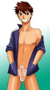 Rating: Explicit Score: 0 Tags: 1boy beige_skin brown_hair bulge chest club_z erection erection_under_clothes male male_only nipples open_jacket penis rule34 shirt_open smirk solo tan_penis tan_skin underwear white_underwear User: bunchy7s