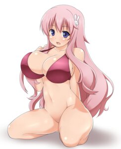 Rating: Explicit Score: 0 Tags: aoinagi baka_to_test_to_shoukanjuu bikini_top blue_eyes bottomless breasts cleavage female himeji_mizuki huge_breasts kneeling legs long_hair pink_hair rule34 sideboob swimsuit thighs white_background User: bunchy7s