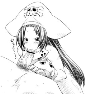 Rating: Explicit Score: 0 Tags: censored fellatio female gloves guilty_gear hat line_art long_hair male may_(guilty_gear) monochrome oral penis pirate rule34 saliva sketch slashcat User: bunchy7s