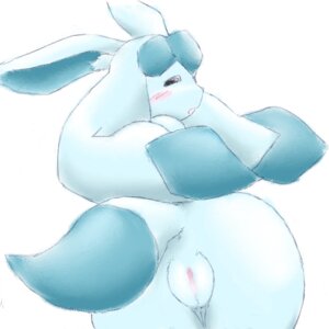 Rating: Explicit Score: 0 Tags: 1:1 anus big_butt blush butt c.m canid e621 eeveelution female feral generation_4_pokemon genitals glaceon looking_back mammal nintendo open_mouth pokemon pokemon_(species) presenting presenting_hindquarters simple_background solo tail thick_thighs vulva white_background wide_hips User: bunchy7s