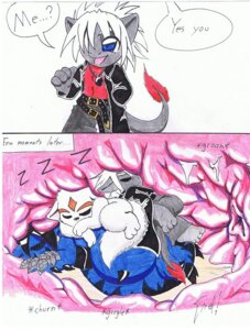Rating: Questionable Score: 0 Tags: anthro aquavore35 canid canine clothing dragon e621 english_text extreme_size_difference eyes_closed footprint fox fur group male mammal mini mythological_creature mythological_scalie mythology pawprint red_body red_fur scalie size_difference sleeping spikes tail text tongue vore white_body white_fur wings User: bunchy7s