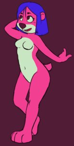 Rating: Safe Score: 0 Tags: anthro barefoot biped breasts disney e621 featureless_breasts featureless_crotch feet female fur hair jelly_otter mammal mustelid namelessenemy nude otter pb_and_j_otter pink_body pink_fur purple_hair small_breasts solo young young_anthro User: bunchy7s