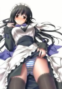 Rating: Explicit Score: 0 Tags: akishima_kanako apron black_hair blush bow cap chocolat_maid_cafe_curio empty_eyes female frills frilly hashimoto_takashi hat long_hair maid panties pantyshot rule34 screencap skirt skirt_lift striped striped_panties thighhighs underwear very_long_hair User: bunchy7s
