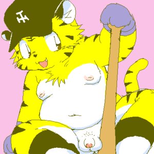 Rating: Explicit Score: 0 Tags: baseball hanshin_tigers male mascot rule34 to_lucky woory User: bunchy7s