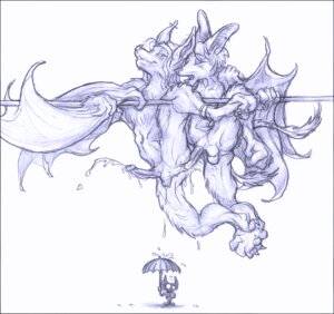 Rating: Explicit Score: 0 Tags: anal anal_penetration anthro balls bat black_border bodily_fluids border chiropteradaemonicus cum cum_inside dangling duo_focus e621 erection genital_fluids genitals graphite_(artwork) group larger_male male male/male male_penetrated male_penetrating male_penetrating_male mammal membrane_(anatomy) membranous_wings nude penetration penis piercing sex size_difference traditional_media_(artwork) umbrella winged_arms wings User: bunchy7s