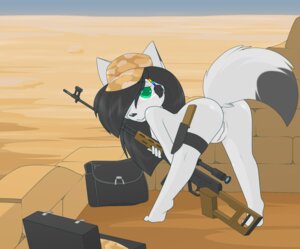 Rating: Explicit Score: 0 Tags: anthro anus arctic_fox bent_over biped black_hair breasts butt canid canine clothing desert digital_media_(artwork) dragunov_svd e621 female fox genitals green_eyes gun hair hair_over_eye hat headgear headwear helsy holding_gun holding_object holding_ranged_weapon holding_weapon jsc_kalashnikov_concern knife looking_at_viewer looking_back mammal nude one_eye_obstructed outside presenting presenting_hindquarters ranged_weapon rifle solo standing true_fox vulva weapon User: bunchy7s