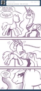 Rating: Safe Score: 0 Tags: comic crown dialogue e621 english_text equid equine eyes_closed feathered_wings feathers female feral friendship_is_magic hair hasbro headgear heart_symbol hi_res horn hug john_joseco long_hair mammal monochrome my_little_pony mythological_creature mythological_equine mythology open_mouth plow_yoke princess_celestia_(mlp) quadruped solo tail text tiara tumblr winged_unicorn wings User: bunchy7s