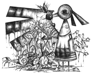 Rating: Safe Score: 0 Tags: ambiguous_gender apple arrow_(weapon) avian bird e621 food fruit generation_2_pokemon goo_creature graphite_(artwork) greyscale group kyoukenekie monochrome natu nightmare_fuel nintendo plant pokemon pokemon_(species) ranged_weapon simple_background solo_focus traditional_media_(artwork) weapon white_background wings xatu User: bunchy7s