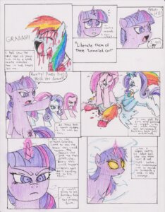 Rating: Questionable Score: 0 Tags: bandage blood blue_body blue_eyes blue_feathers blue_fur blush bodily_fluids chaostone comic creepy crying cutie_mark dialogue e621 earth_pony english_text equid equine fangs feathered_wings feathers female feral friendship_is_magic fur glowing glowing_eyes hair hasbro hi_res horn horse inside long_hair looking_at_viewer magic mammal multicolored_hair my_little_pony mythological_creature mythological_equine mythology open_mouth pegasus pink_body pink_fur pink_hair pinkamena_(mlp) pinkie_pie_(mlp) pony purple_body purple_eyes purple_fur purple_hair rainbow_dash_(mlp) rainbow_hair rarity_(mlp) red_eyes simple_background tears teeth text tongue twilight_sparkle_(mlp) two_tone_hair undead unicorn white_body white_fur wings wrap zombie User: bunchy7s