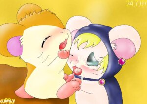 Rating: Explicit Score: 0 Tags: 2007 blonde_hair blush cum curby female feral hamster hamtaro hamtaro_(series) hood lapis lapis_(hamtaro) male penis rule34 tagme User: bunchy7s