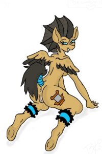 Rating: Explicit Score: 0 Tags: 2:3 accessory anthro arthropod biped blue_eyes breasts butt changeling_(mlp) crossgender cutie_mark digital_media_(artwork) e621 equestria equid equine fan_character feathered_wings feathers female friendship_is_magic frill_(anatomy) garter genitals hasbro head_crest head_frill hooves jackalopedewey kneeling leg_garter lookalike looking_at_viewer low_res mammal membrane_(anatomy) membranous_frill my_little_pony mythological_creature mythological_equine mythology pegasus pinup pose raised_tail rear_view simple_background smile solo spread_legs spreading tail tail_wraps tan_body tan_skin vulva wings wraps User: bunchy7s