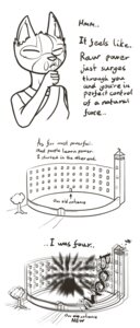 Rating: Safe Score: 0 Tags: anthro avian bird canid canine comic digital_media_(artwork) e621 english_text female feretta fox magic mammal monochrome plant red_fox silver_fox text tree true_fox tumblr vixavil_hayden User: bunchy7s