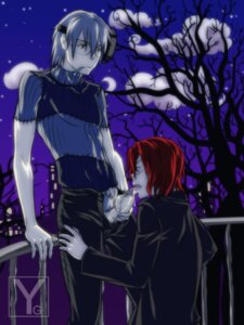 Rating: Explicit Score: 0 Tags: 2boys adult_swim cum doctor franken_stein gay glasses labcoat male male_only monster_boy multiple_boys multiple_males oral outdoors penis red_hair rule34 smoking soul_eater spirit_albarn stitching toonami yanagoya yaoi User: bunchy7s