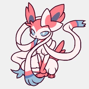 Rating: Questionable Score: 0 Tags: 1:1 2013 anthro breasts cyanzangoose digital_media_(artwork) e621 eeveelution female generation_6_pokemon low_res nintendo nipples pokemon pokemon_(species) pokemorph simple_background solo sylveon touching_lip User: bunchy7s