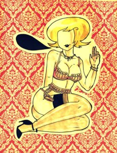 Rating: Explicit Score: 0 Tags: 1girls black_lipstick blonde_hair bra bracelet female high_heels homestuck kicksatanout lingerie looking_at_viewer ms._lalonde ms_paint_adventures necklace no_eyes rule34 short_hair solo stockings white_skin User: bunchy7s