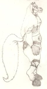 Rating: Safe Score: 0 Tags: anthro armor cybernetics cyborg e621 equid equine equineon graphite_(artwork) hooves horse jt kale_skylark machine male mammal monochrome sepia solo tail traditional_media_(artwork) User: bunchy7s