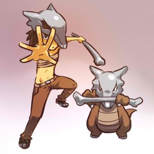 Rating: Safe Score: 0 Tags: 1:1 armor bandage bone bone_mask bottomwear brown_eyes brown_hair chest_wraps clothed clothing cosplay duo e621 feral footwear generation_1_pokemon hair headgear helmet hitec holding_object human male mammal marowak mask midriff nintendo nude pants pokemon pokemon_(species) shoes skull skull_helmet skull_mask wraps User: bunchy7s