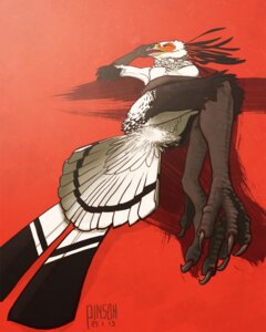 Rating: Questionable Score: 0 Tags: 2013 4:5 4_toes accipitriform anisodactyl anthro avian avian_arms avian_feet beak biped bird bombird breasts butt clara_(bombird) claws digitigrade e621 eyes_closed feathers feet female hi_res lying nipples non-mammal_breasts non-mammal_nipples nude open_mouth red_background scuted_arms scuted_feet scutes secretary_bird simple_background smile solo talons toes User: bunchy7s