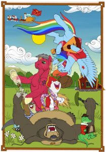 Rating: Safe Score: 0 Tags: 2013 alcohol alligator alligatorid arthropod balalayka bear beaver bee beverage big_macintosh_(mlp) birch birch_tree blonde_hair blue_body blue_feathers blue_fur bottle clothing container crocodilian crown cucumber cutie_mark detailed_background e621 earth_pony equid equine feathered_wings feathers female feral food freckles friendship_is_magic fruit fur gena_the_crocodile_and_his_friends glass gor1ck green_eyes group gummy_(mlp) hair hasbro hat headdress headgear headwear hi_res horn horse hut hymenopteran insect kokoshnik krokodil_gena male mammal multicolored_hair my_little_pony mythological_creature mythological_equine mythology opalescence_(mlp) outside pegasus plant pony princess_celestia_(mlp) rainbow_dash_(mlp) rainbow_hair red_body red_fur reptile rodent russian_text scalie slavic_vernacular_architecture smile star sweetie_belle_(mlp) tattoo text tree two_tone_hair unicorn ushanka vegetable wings User: bunchy7s