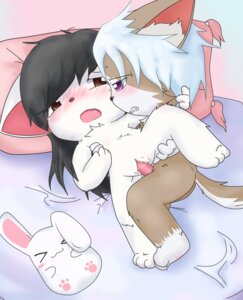 Rating: Explicit Score: 0 Tags: 2011 3_toes anthro anthro_on_anthro bed black_hair black_nose blue_background blue_hair blush brown_body brown_eyes brown_fur brown_nose canid canine canis chibs_(myaoduixa) clenched_teeth clitoris clynarde_(clyndemoon) clyndemoon doll domestic_cat duo e621 erection feet felid feline felis female female_penetrated fur fur_markings furniture genitals gloves_(marking) hair half-closed_eyes inner_ear_fluff interspecies leg_grab leg_markings long_hair lying male male/female male_penetrating male_penetrating_female mammal markings multicolored_body multicolored_fur narrowed_eyes nude on_back on_bed on_side open_mouth penetration penile penile_penetration penis penis_in_vagina pillow pink_background purple_eyes raised_leg sex short_hair simple_background socks_(marking) tail teeth toes tuft two_tone_body two_tone_fur vaginal vaginal_penetration vulva white_body white_fur wolf young young_anthro User: bunchy7s