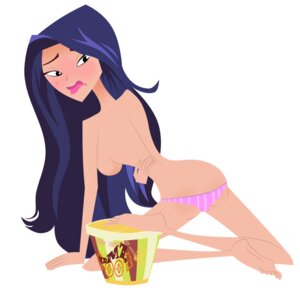 Rating: Explicit Score: 0 Tags: 1girls 6teen amelie_(6teen) blush breasts dmz female female_only long_hair mole mole_under_eye panties popcorn rule34 sideboob solo white_background User: bunchy7s