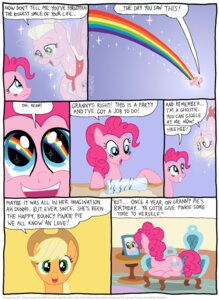 Rating: Safe Score: 0 Tags: 2011 applejack_(mlp) blonde_hair blue_eyes clothing comic cooking digital_media_(artwork) e621 earth_pony english_text equid equine eyewear feathered_wings feathers female feral freckles friendship_is_magic glasses granny_pie_(mlp) green_eyes grey_hair group hair hasbro hat headgear headwear horse kinkyturtle mammal my_little_pony mythological_creature mythological_equine mythology pegasus photo pink_hair pinkie_pie_(mlp) pony portrait_(object) quadruped rainbow rainbow_arch smile tail text trailing_rainbow wings User: bunchy7s