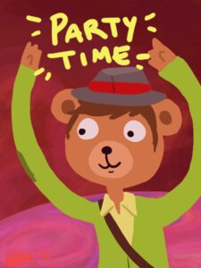 Rating: Safe Score: 0 Tags: 2011 3:4 4_fingers :3 adventure_time arms_above_head bear black_eyes black_nose brown_body brown_fur brown_hair cartoon_network clothed clothing detectivetoony e621 english_text fedora fingers front_view fur hair hat headgear headwear jacket male mammal party_bear party_pat shirt short_hair smile solo text toony topwear User: bunchy7s