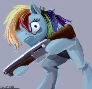 Rating: Safe Score: 0 Tags: 2012 ambiguous_gender angry biped blue_body blue_fur digital_media_(artwork) digital_painting_(artwork) e621 equid equine female feral friendship_is_magic fur grey_background grimace gun hair hasbro holding_gun holding_object holding_ranged_weapon holding_weapon horse looking_at_viewer mammal multicolored_hair my_little_pony painting_(artwork) palibyte pony purple_eyes rainbow_dash_(mlp) rainbow_hair ranged_weapon shotgun signature simple_background solo weapon User: bunchy7s Rating: Safe Score: 0 Tags: 2012 ambiguous_gender angry biped blue_body blue_fur digital_media_(artwork) digital_painting_(artwork) e621 equid equine female feral friendship_is_magic fur grey_background grimace gun hair hasbro holding_gun holding_object holding_ranged_weapon holding_weapon horse looking_at_viewer mammal multicolored_hair my_little_pony painting_(artwork) palibyte pony purple_eyes rainbow_dash_(mlp) rainbow_hair ranged_weapon shotgun signature simple_background solo weapon User: bunchy7s