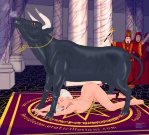 Rating: Explicit Score: 0 Tags: 1girls 2004 3boys all_fours ass ass_up bestiality black_body bovine bull cattle color cum cum_drip eyes_closed female feral feral_on_female feral_on_human feral_penetrating feverdreams horns indoors interspecies larger_male long_hair male mouth_open necklace on_floor penis pussy red_eyes ritual robes rule34 sacrifice size_difference small_penis smaller_female steamy_breath tail vaginal_penetration whip_marks white_hair zoophilia User: bunchy7s