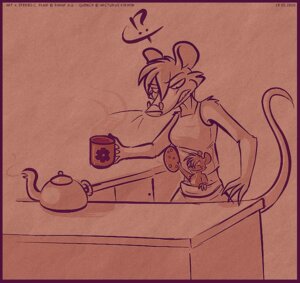 Rating: Safe Score: 0 Tags: ambiguous_gender american_opossum angry anthro breasts cogwheel container cookie cup duo e621 eyewear female food glasses holding_container holding_cup holding_object hybrid in_pouch interrobang mammal marsupial mephitid pouch_(anatomy) skunk stereo_plair stereoplair surprised tail teapot virginia_opossum whiskers User: bunchy7s
