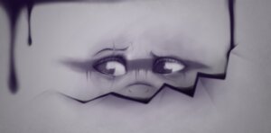 Rating: Safe Score: 0 Tags: 2012 ambiguous_gender close-up colored cracks digital_drawing_(artwork) digital_media_(artwork) dripping e621 eyebrow_scar eyebrows eyelashes facial_scar glistening glistening_eyes hi_res looking_offscreen mouth_closed not_furry paint_drip purple_theme qsteel scar shaded shadow solo surrealism unknown_species white_body white_sclera User: bunchy7s